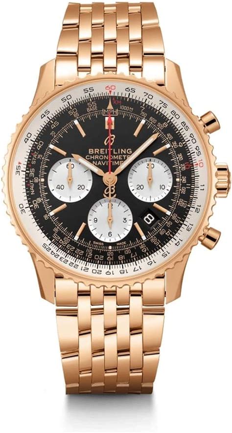 breitling chronomat rose gold limited edition|Breitling navitimer gold price.